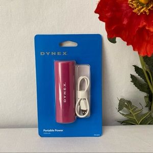 DYNEX Portable Power Charger, 2000mAh, NWT